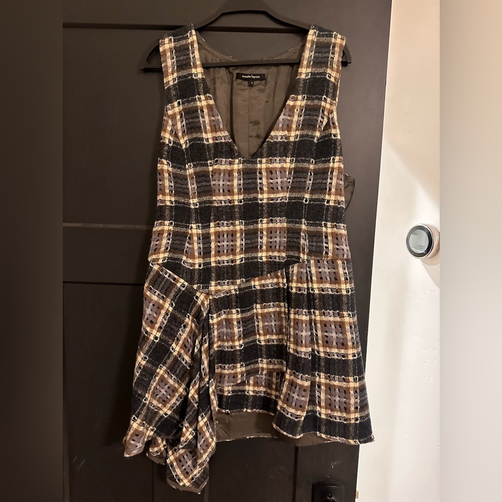 Nanette Lepore plaid dress size 6